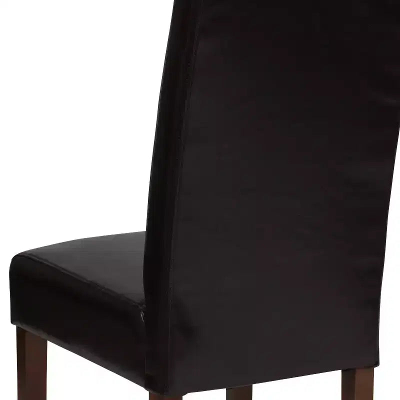 Upholstered Panel Back Mid-Century Parsons Dining Chair