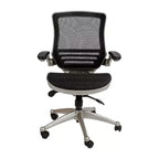 Mid-Back Mesh Executive Swivel Office Chair with Flip-Up Arms