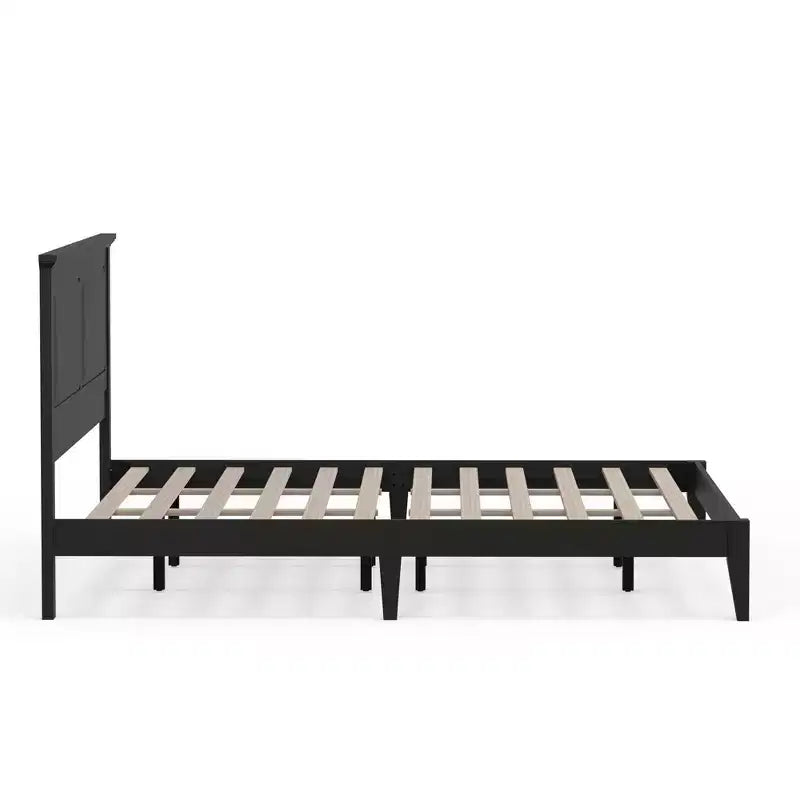 Cottage Style Solid Wood Platform Bed