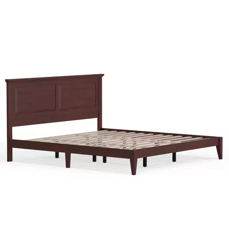 Cottage Style Solid Wood Platform Bed