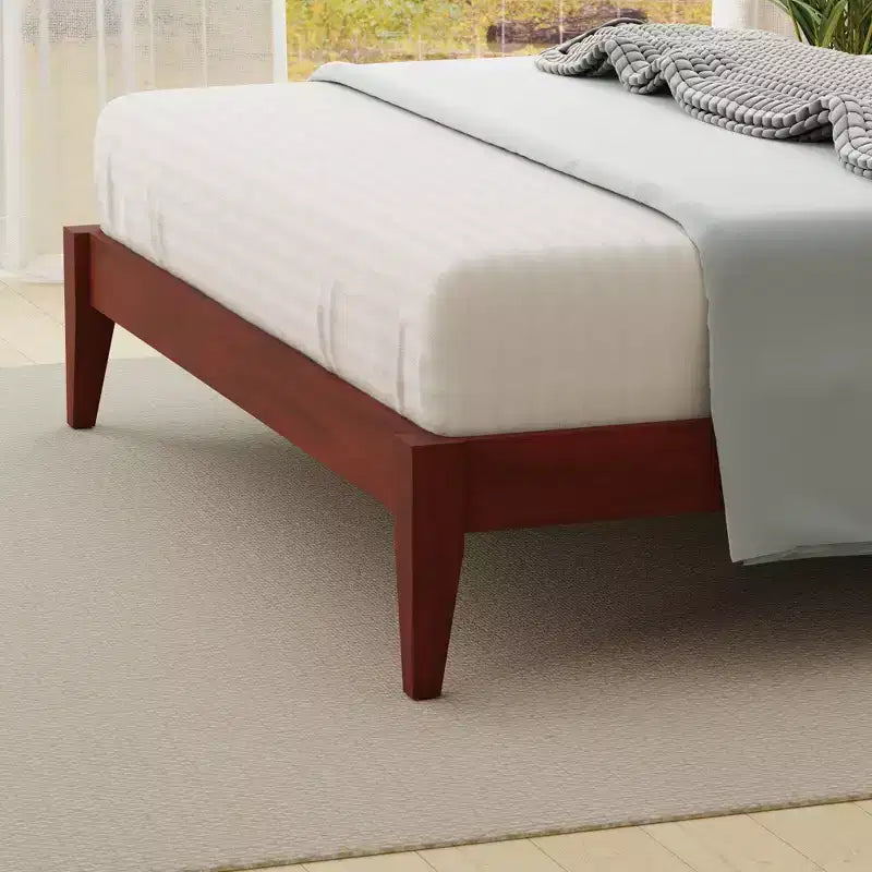 Cottage Style Solid Wood Platform Bed
