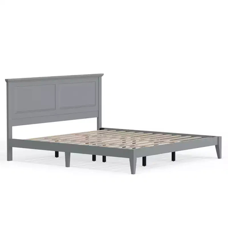 Cottage Style Solid Wood Platform Bed