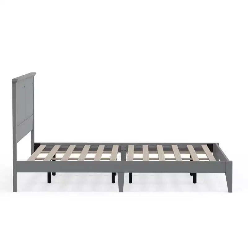 Cottage Style Solid Wood Platform Bed