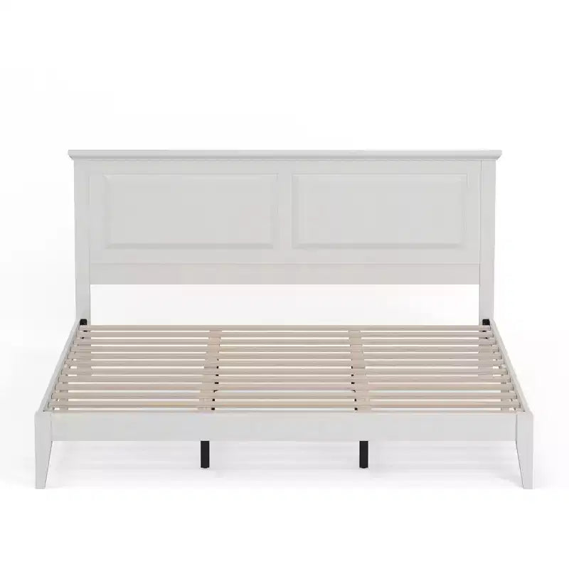 Cottage Style Solid Wood Platform Bed