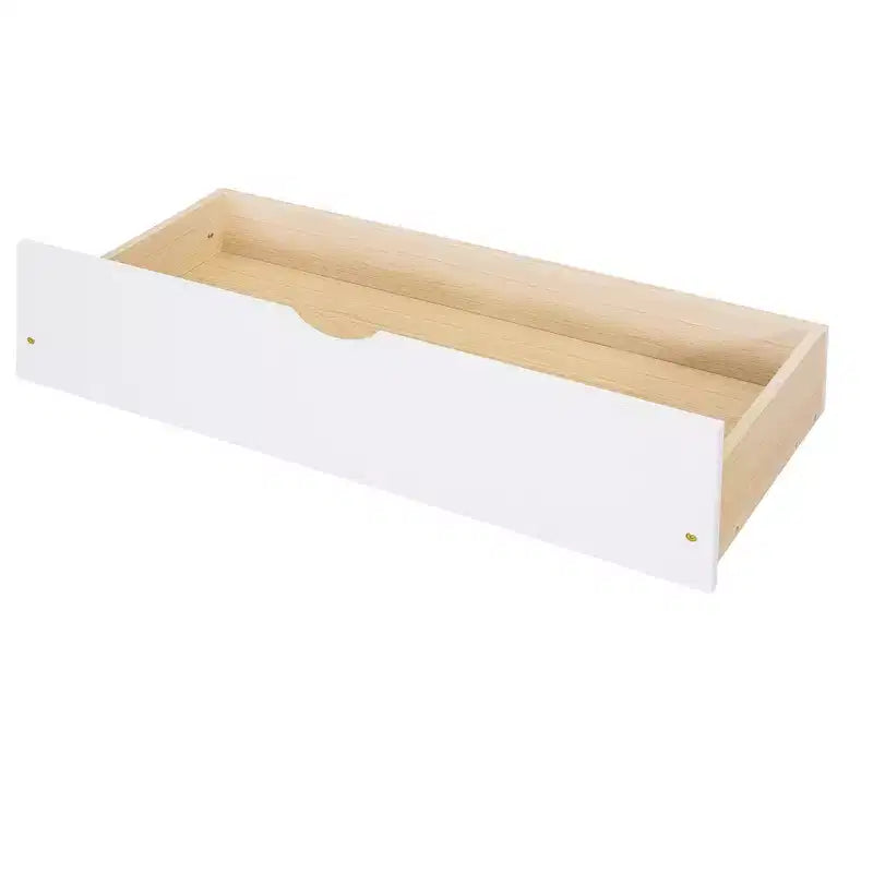 Twin over Full Bunk Bed with Built-in Ladder & Drawers, Pine Wood & MDF Bed Frame, Convertible into Two Beds